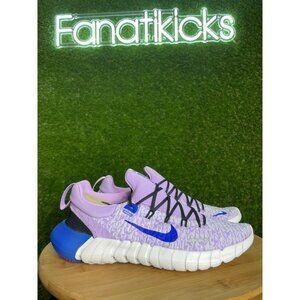 Nike Free Rn 5.0 Next Nature Womens 8 Shoes Purple Blue Running NEW CZ1891-500